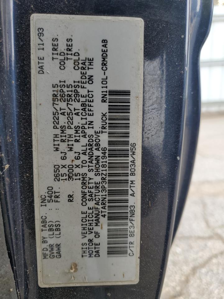 4TARN13P3RZ181946 1994 Toyota Pickup 1/2 Ton Extra Long Wheelbase Dx