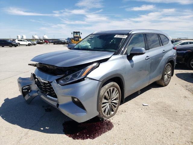 VIN 5TDFZRBH2MS121896 2021 Toyota Highlander, Platinum no.1