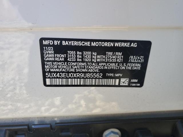 2024 BMW X5 XDRIVE5 - 5UX43EU0XR9U85562