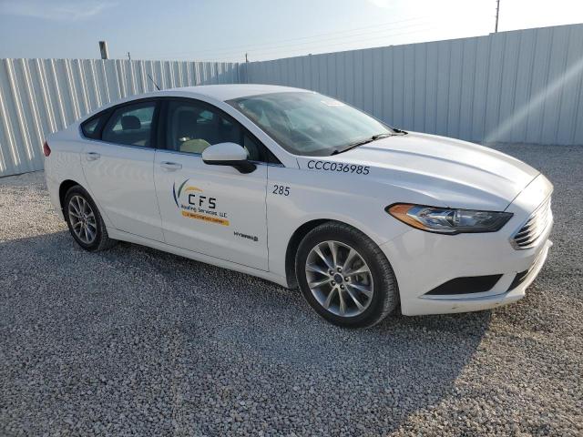 Lot #2414332104 2017 FORD FUSION SE salvage car