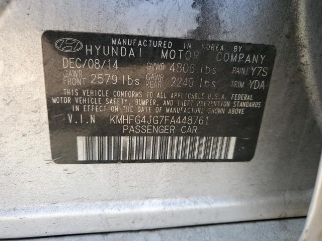 2015 HYUNDAI AZERA KMHFG4JG7FA448761