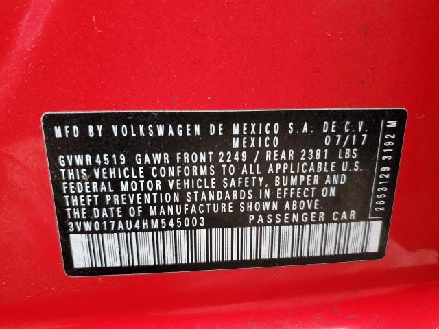 2017 VOLKSWAGEN GOLF SPORT - 3VW017AU4HM545003