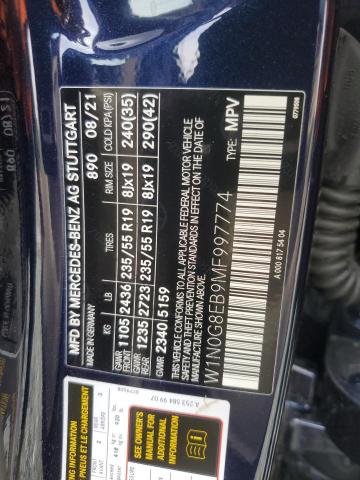 2021 MERCEDES-BENZ GLC 300 4M - W1N0G8EB9MF997774