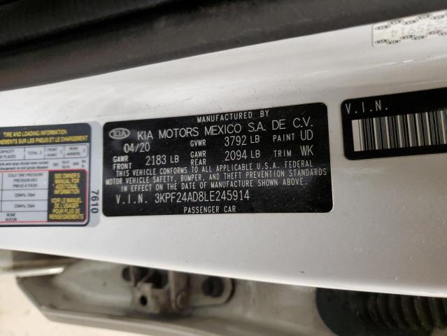 3KPF24AD8LE245914 Kia Forte FE 12