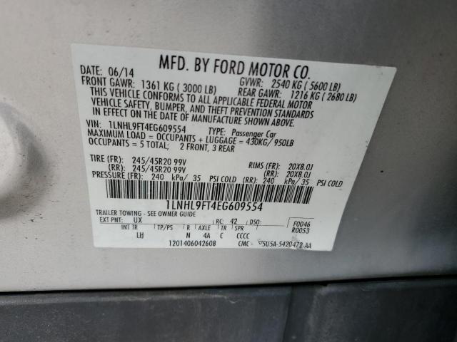 2014 Ford Fusion Se VIN: 3FA6P0H78ER335804 Lot: 46867234