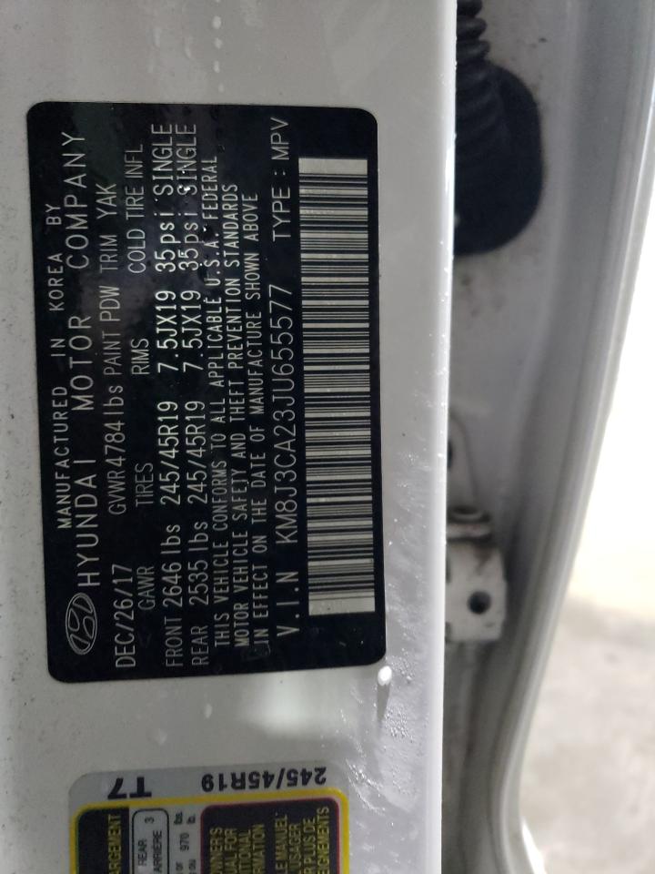 KM8J3CA23JU655577 2018 Hyundai Tucson Value