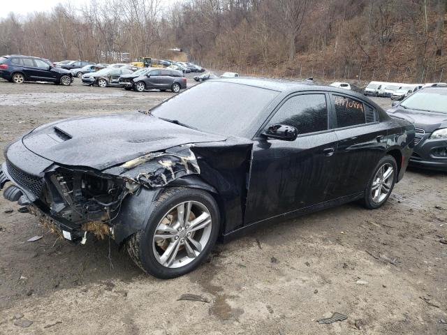 Lot #2452206338 2022 DODGE CHARGER GT salvage car