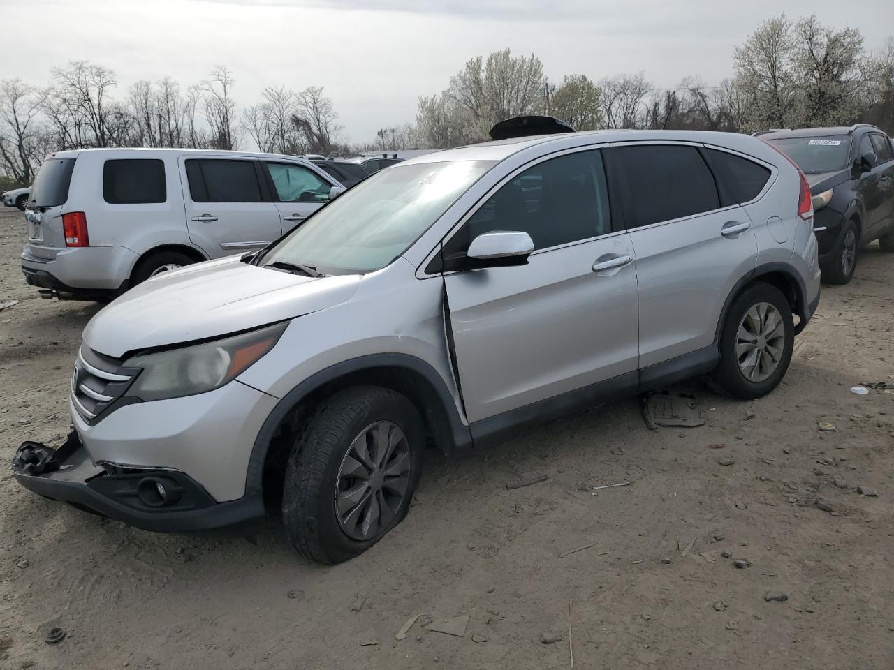 2HKRM4H54EH609587 2014 Honda Cr-V Ex