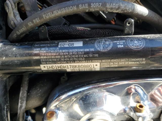 2008 HARLEY-DAVIDSON VRSCD 1HD1HDH178K808801