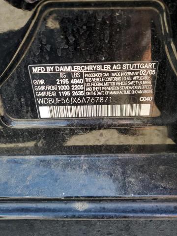 2006 Mercedes-Benz E 350 VIN: WDBUF56JX6A767871 Lot: 48996024