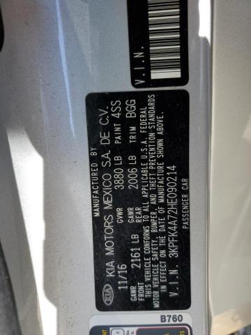 2017 Kia Forte Lx VIN: 3KPFK4A72HE090214 Lot: 48789074