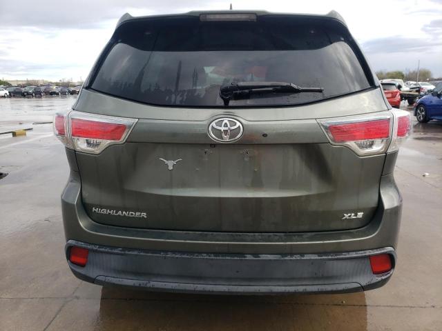 VIN 5TDKKRFH4FS100984 2015 Toyota Highlander, Xle no.6