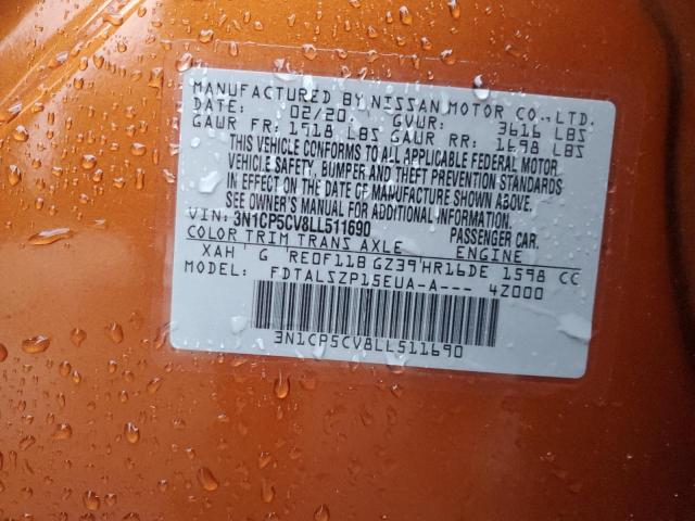2020 NISSAN KICKS SV - 3N1CP5CV8LL511690