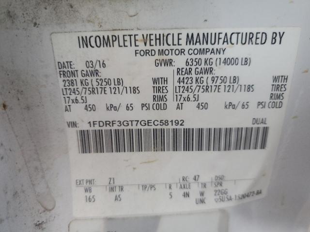 2016 FORD F350 SUPER - 1FDRF3GT7GEC58192