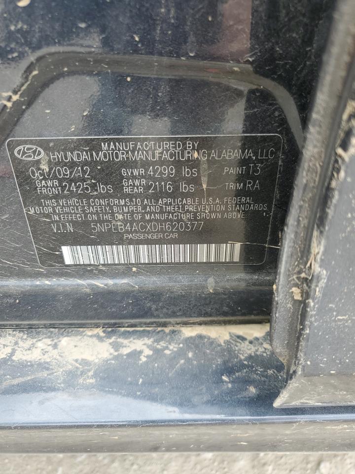 5NPEB4ACXDH620377 2013 Hyundai Sonata Gls