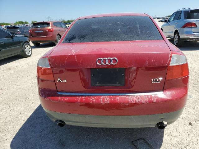 2002 Audi A4 1.8T Quattro VIN: WAULC68E22A225294 Lot: 48485394