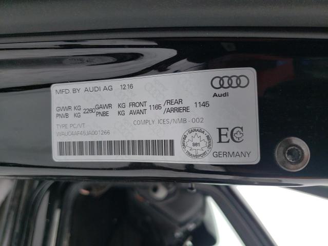 2018 AUDI S4 PRESTIG - WAUC4AF45JA001266