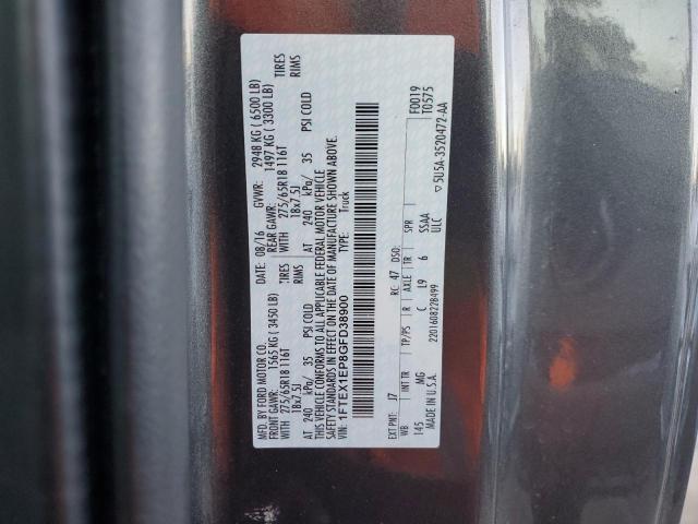 2016 FORD F150 SUPER - 1FTEX1EP8GFD38900