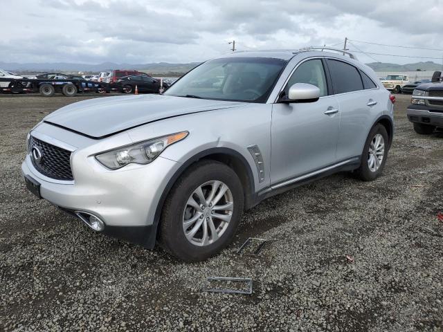 Lot #2524459501 2017 INFINITI QX70 salvage car