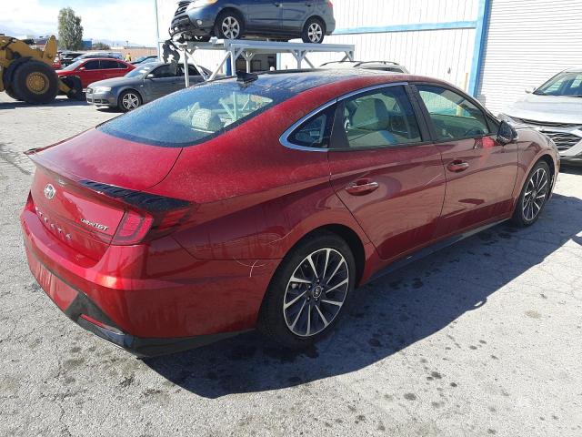 HYUNDAI SONATA LIM 2023 red  gas KMHL34J23PA276510 photo #4