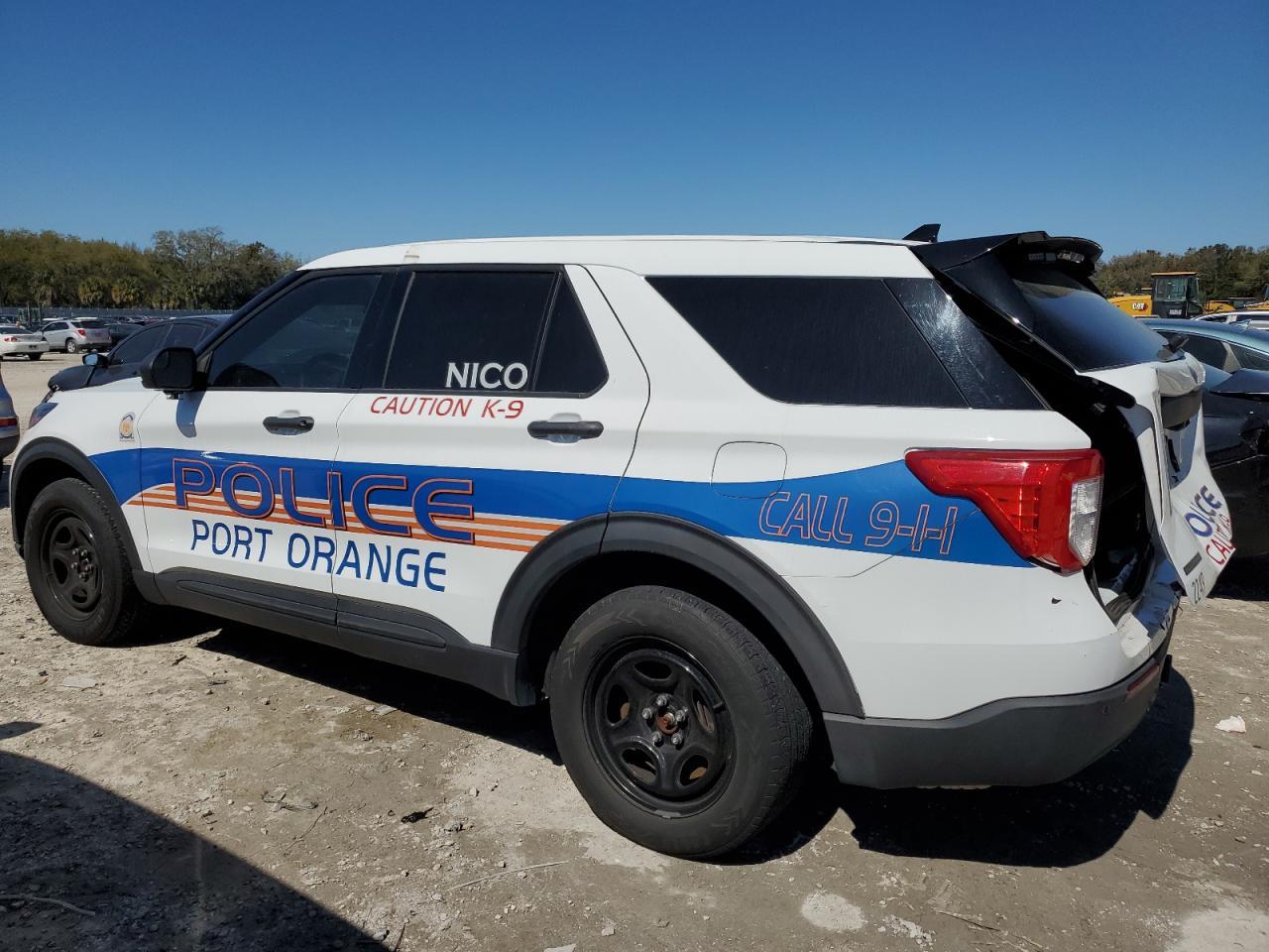 2020 Ford Explorer Police Interceptor vin: 1FM5K8AW2LGC13296