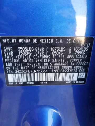 2018 HONDA FIT SPORT - 3HGGK5H67JM723634