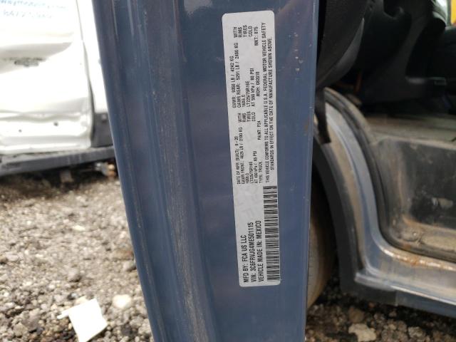 Lot #2423094639 2021 RAM PROMASTER salvage car