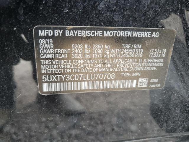 2020 BMW X3 SDRIVE3 5UXTY3C07LLU70708