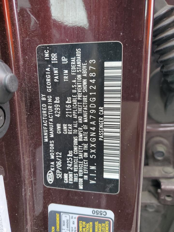 5XXGN4A79DG124873 2013 Kia Optima Ex