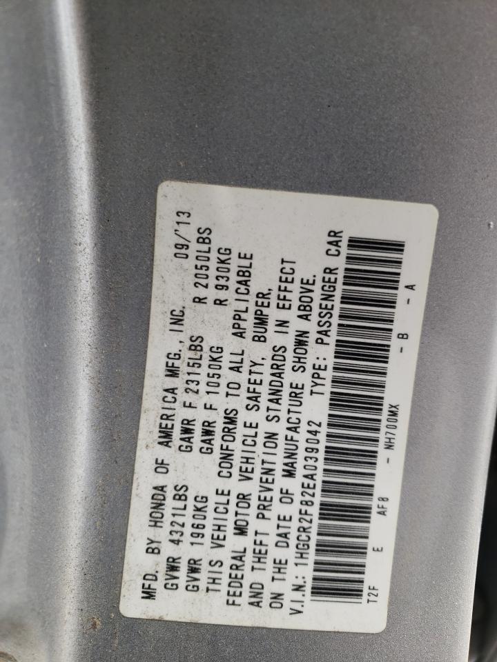 1HGCR2F82EA039042 2014 Honda Accord Exl