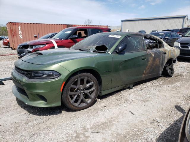 Lot #2455405687 2021 DODGE CHARGER R/ salvage car