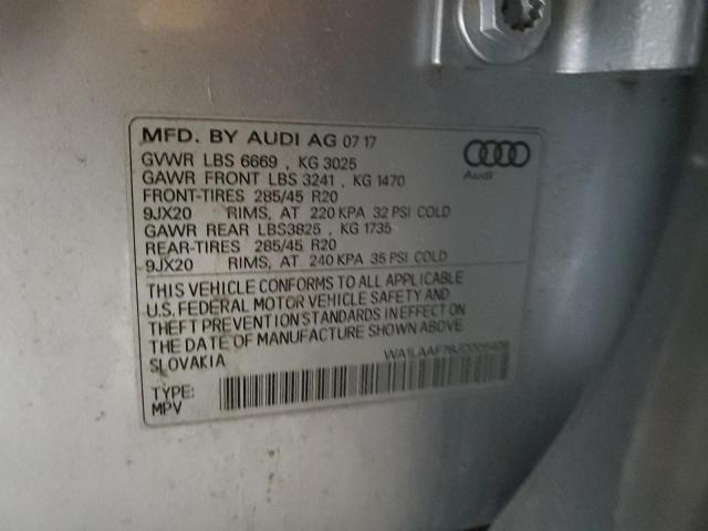 VIN WA1LAAF76JD005406 2018 Audi Q7, Premium Plus no.12