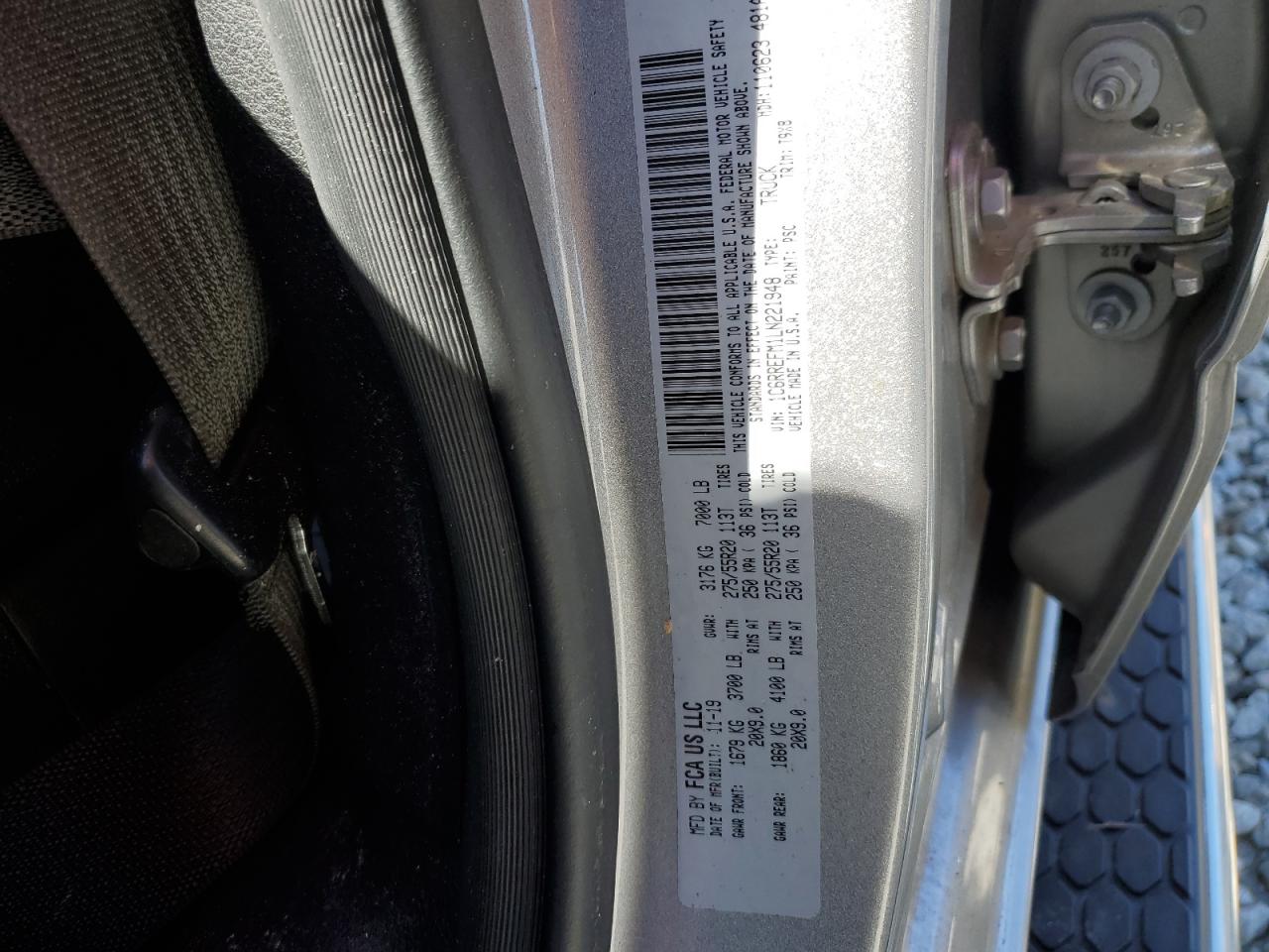 1C6RREFM1LN221948 2020 Ram 1500 Big Horn/Lone Star