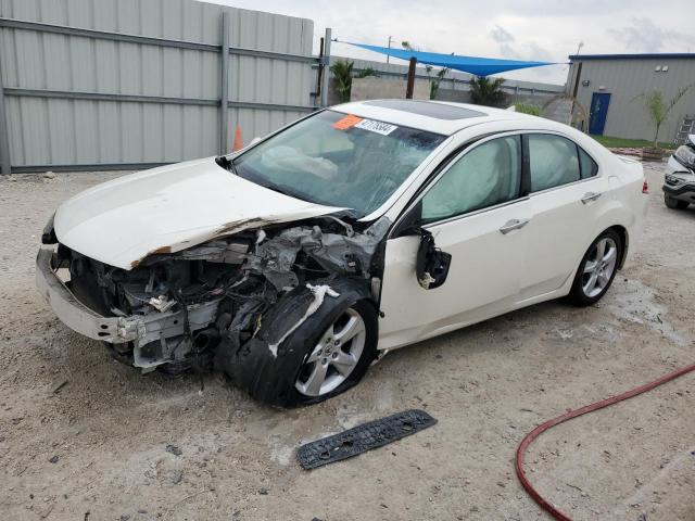 ACURA TSX 2010 white  gas JH4CU2F64AC011865 photo #1