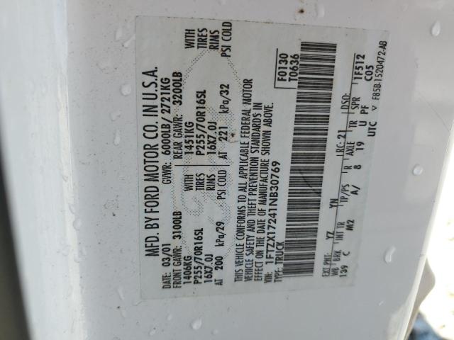 1FTZX17241NB30769 2001 Ford F150