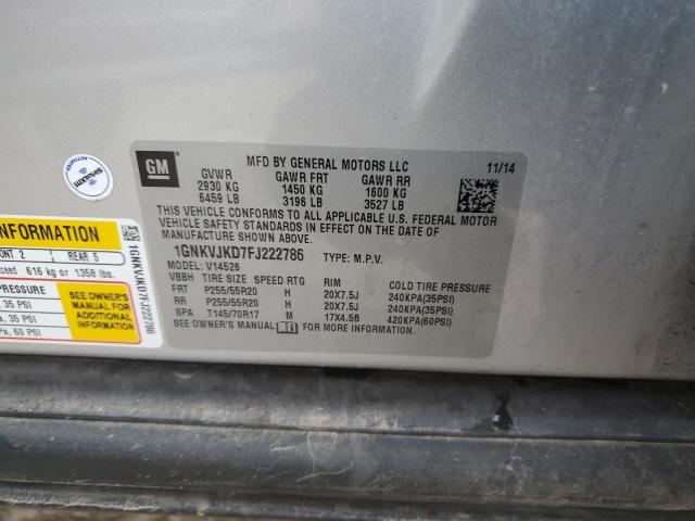 2015 CHEVROLET TRAVERSE L - 1GNKVJKD7FJ222786