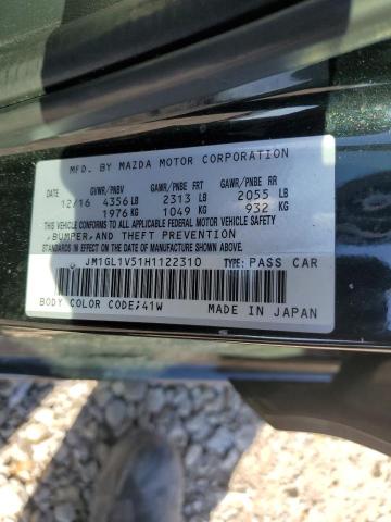 2017 MAZDA 6 TOURING - JM1GL1V51H1122310