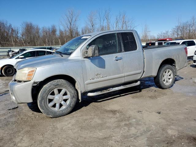 NISSAN TITAN XE 2006 silver club cab gas 1N6AA06B86N510289 photo #1