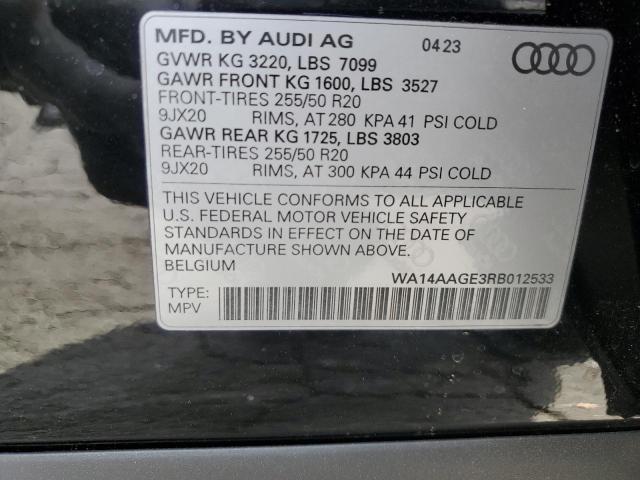 2024 AUDI Q8 E-TRON - WA14AAGE3RB012533