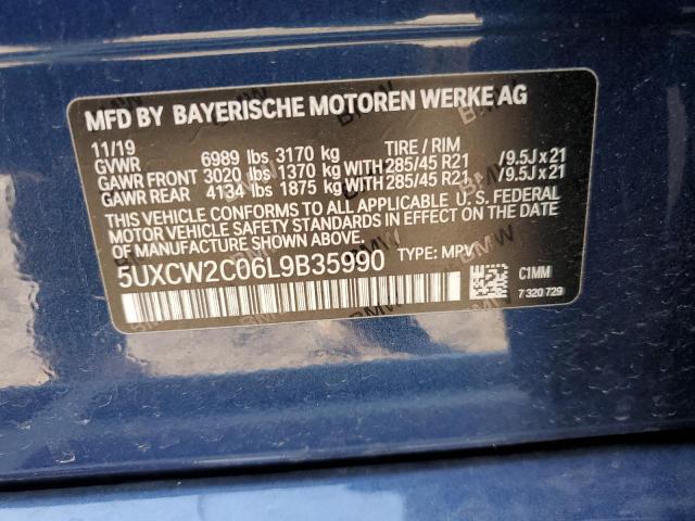 VIN 5UXCW2C06L9B35990 2020 BMW X7, Xdrive40I no.13