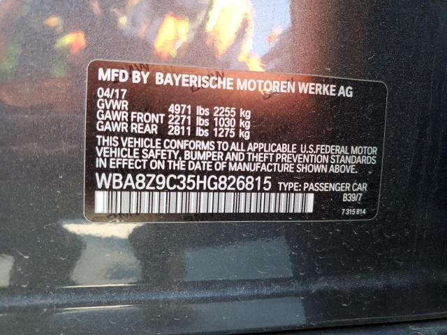 2017 BMW 330 XIGT WBA8Z9C35HG826815