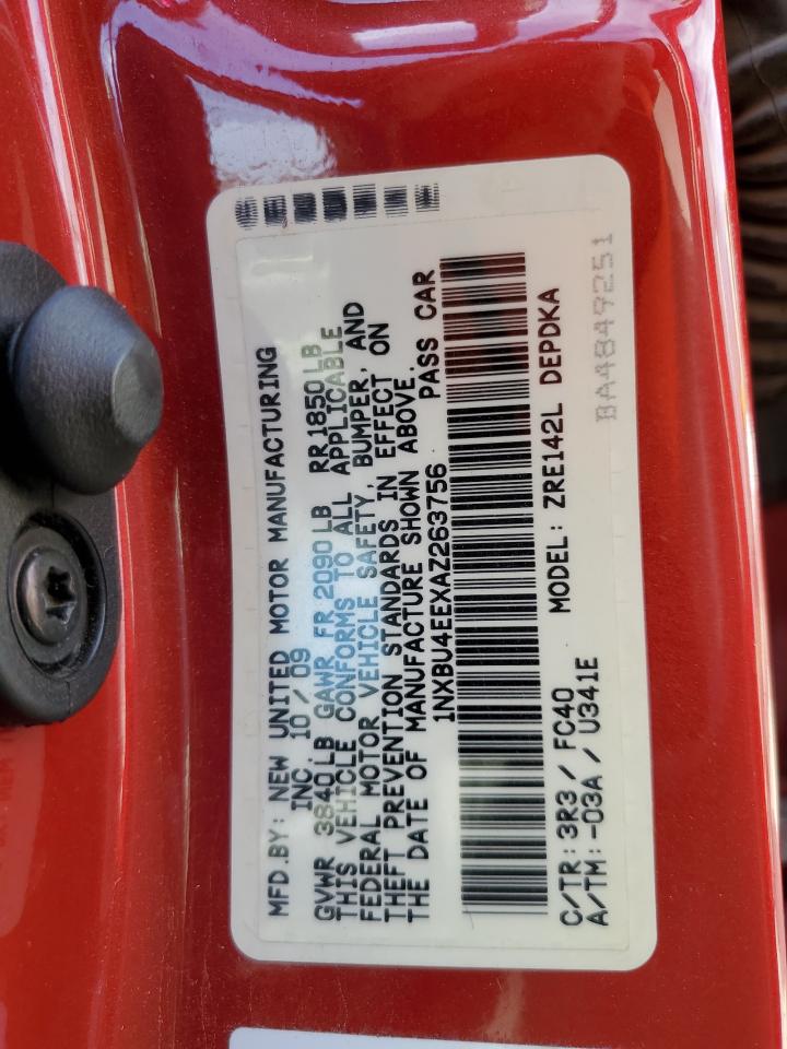 1NXBU4EEXAZ263756 2010 Toyota Corolla Base