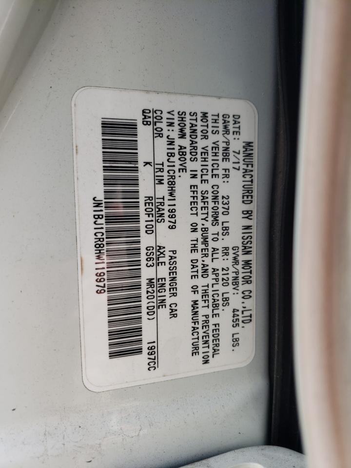 JN1BJ1CR8HW119979 2017 Nissan Rogue Sport S