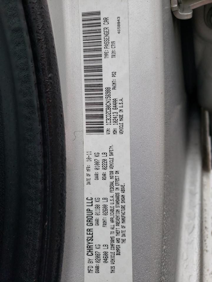 1C3CDZCB0CN156988 2012 Dodge Avenger Sxt