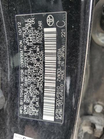 2013 Toyota Prius VIN: JTDKN3DU9D5543526 Lot: 48029564