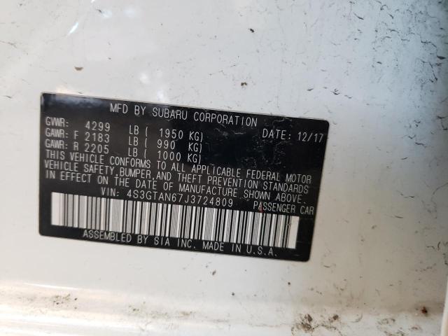 2018 SUBARU IMPREZA LI - 4S3GTAN67J3724809