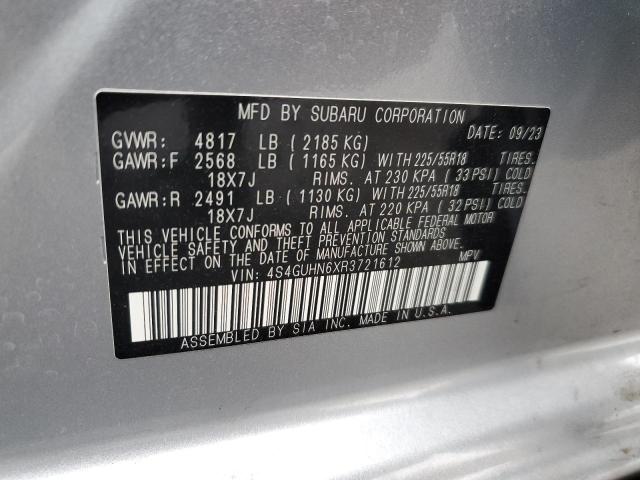 Auction sale of the 2024 SUBARU CROSSTREK , vin: 4S4GUHN6XR3721612, lot number: 47959174
