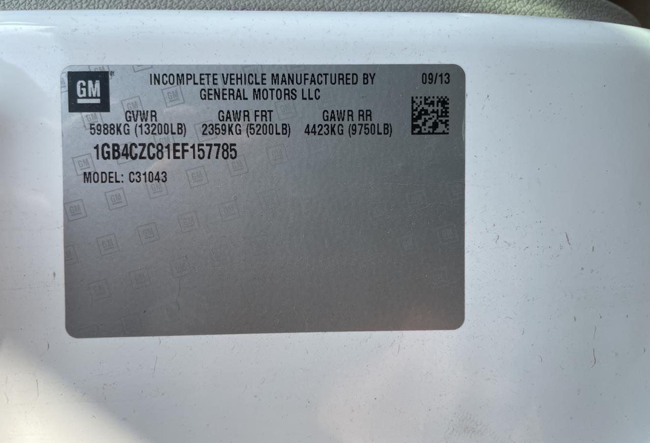 1GB4CZC81EF157785 2014 Chevrolet Silverado C3500