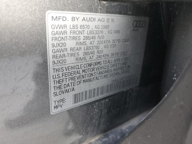 Lot #2442744039 2017 AUDI Q7 PREMIUM salvage car