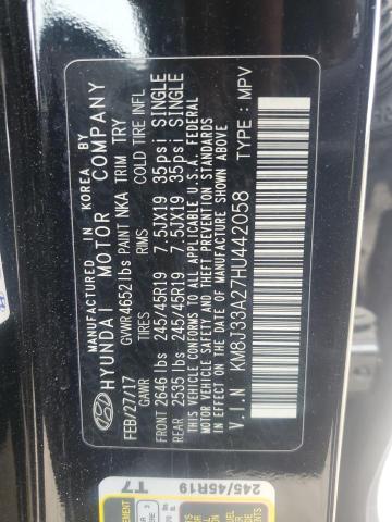 2017 HYUNDAI TUCSON LIM - KM8J33A27HU442058